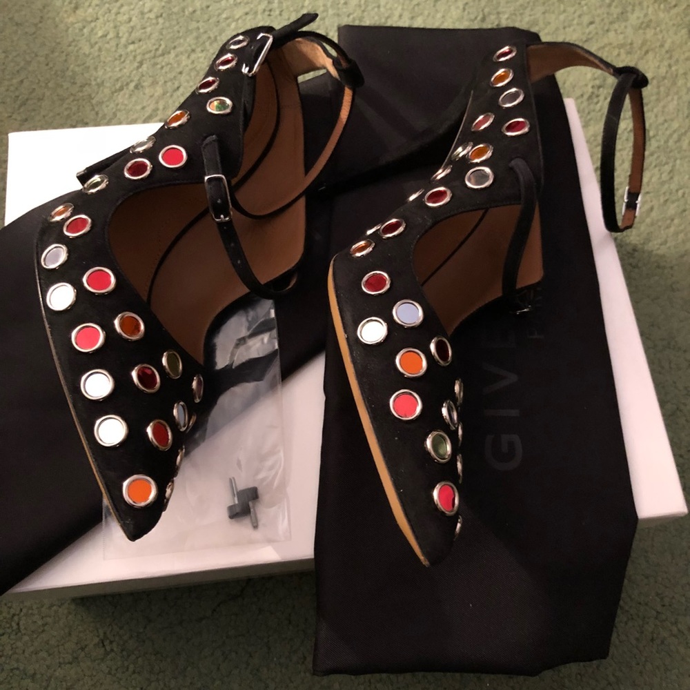 Givenchy Pump, Multicolor Studs (Like New) - image 6